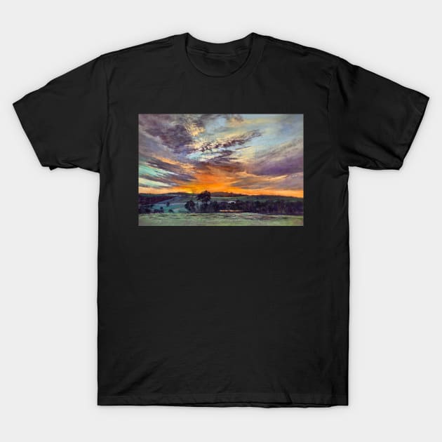 'Hilldene Twilight' T-Shirt by Lyndarob